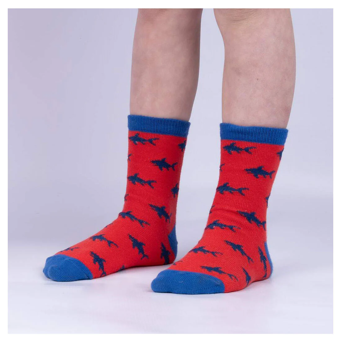 Sock It To Me - Kids Crew 3pk - Totally Jawsome! - Image 3