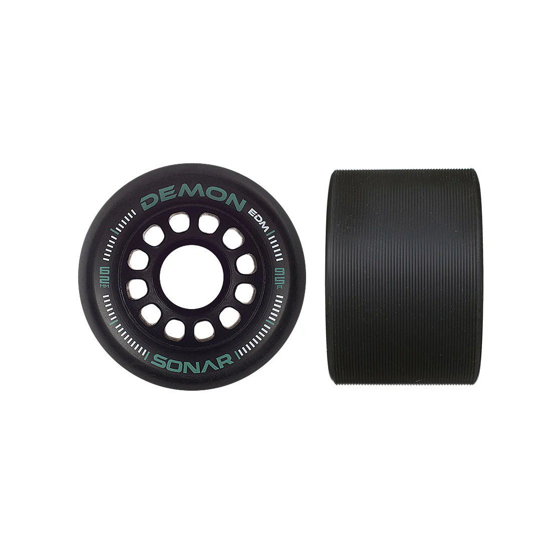 Sonar Demon 62mm 95a Wheels 4pk - Black