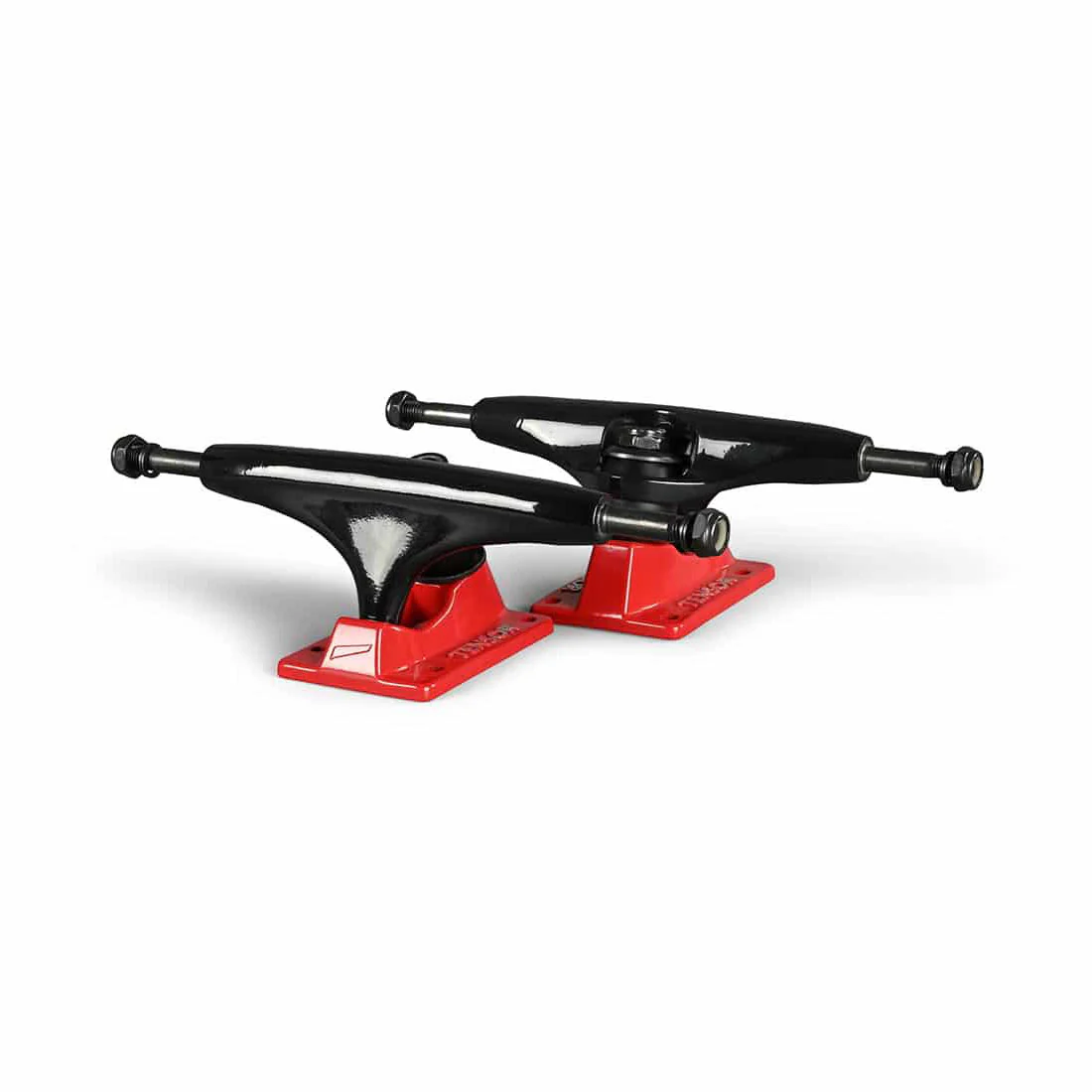 Tensor Alloys Skateboard Trucks - Black/Red - Image 2