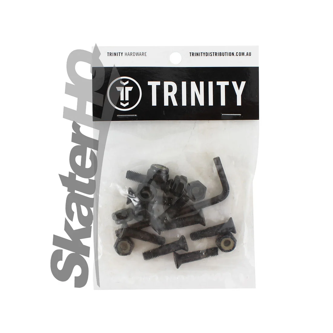 Trinity Allen 7/8 inch Bolts 8pk - Black