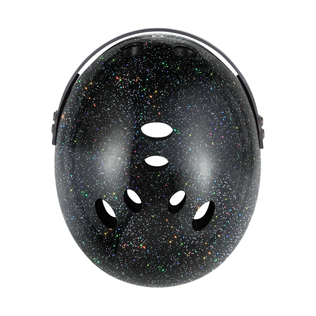 Triple 8 THE Cert SS Visor Helmet - Black Glitter - Image 3