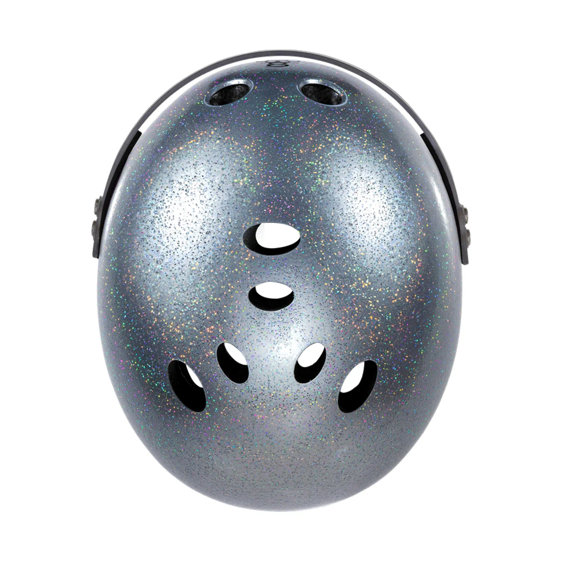 Triple 8 THE Cert SS Visor Helmet - Silver Glitter - Image 3