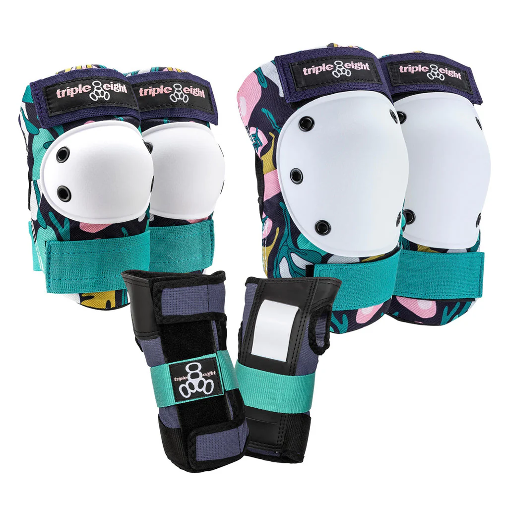 Triple 8 Saver Series Tri-Pack - Floral - Adult - Image 2
