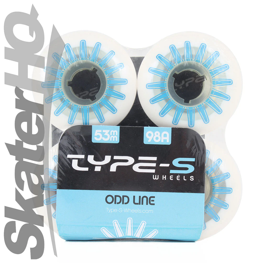Type-S Oddline 53mm 98a 4pk - White/Blue - Image 2