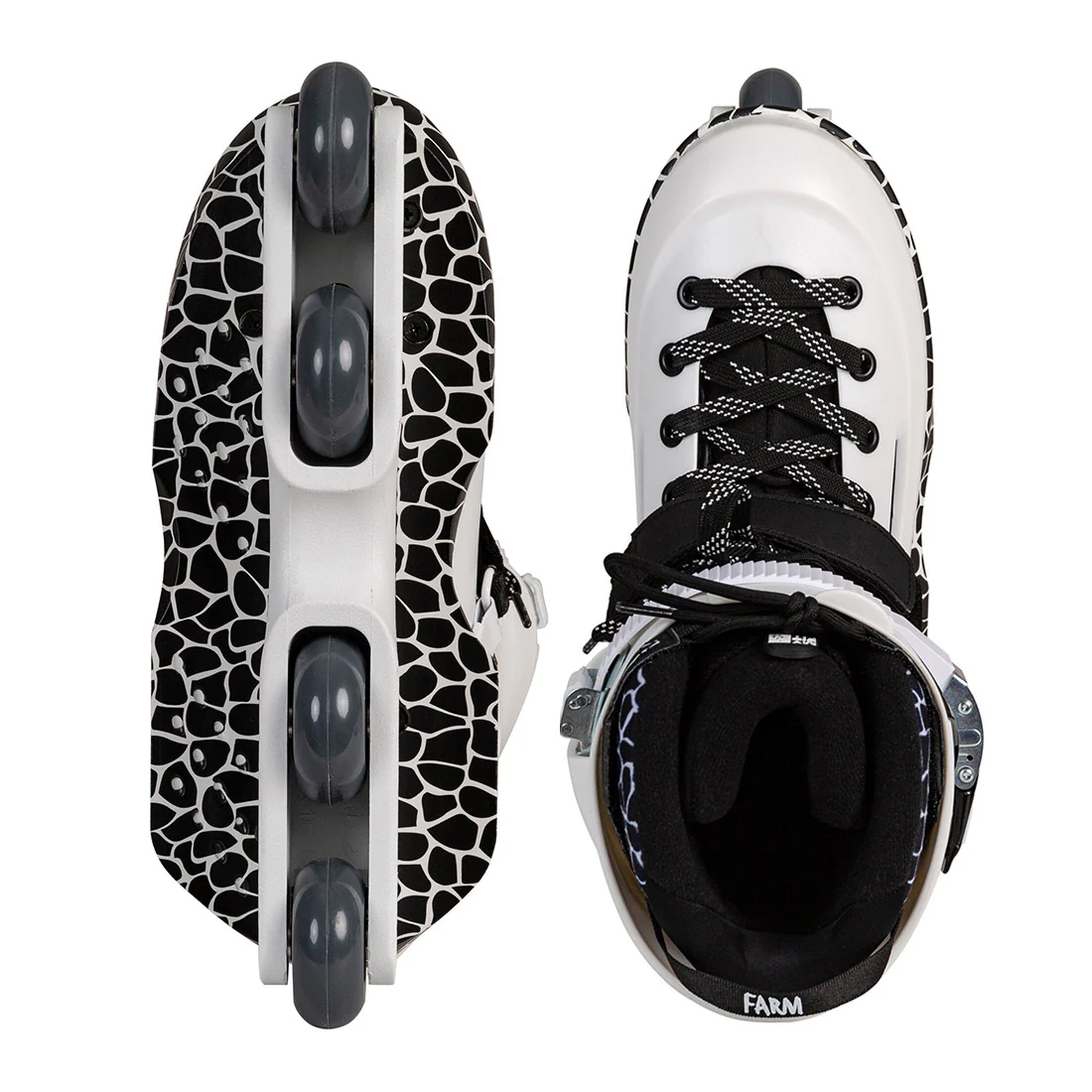 USD Sway Farmer Pro Skate - White/Black - Image 4