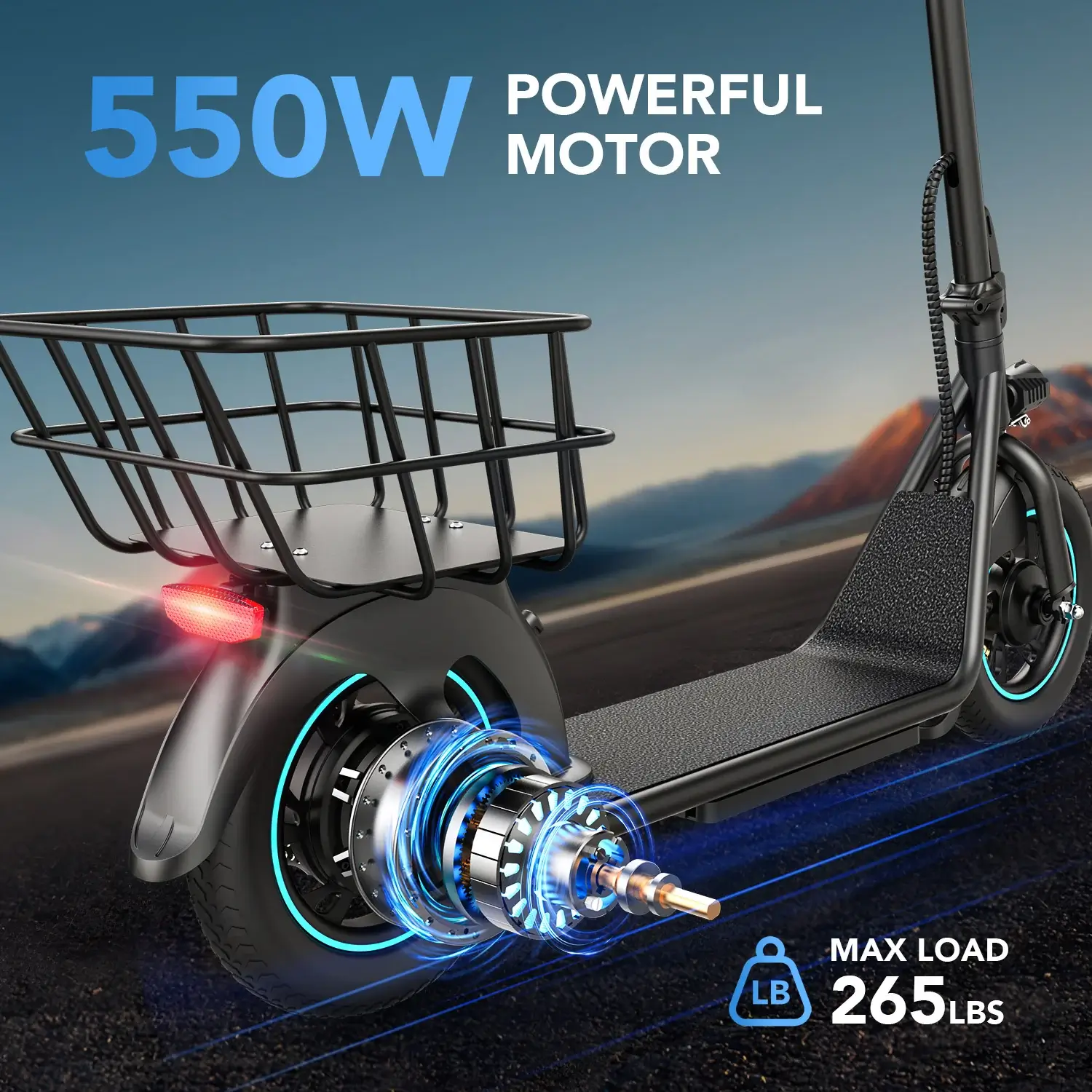 GYROOR X2 Iron Electric Scooter 25Km/hr 30Km range - Image 6
