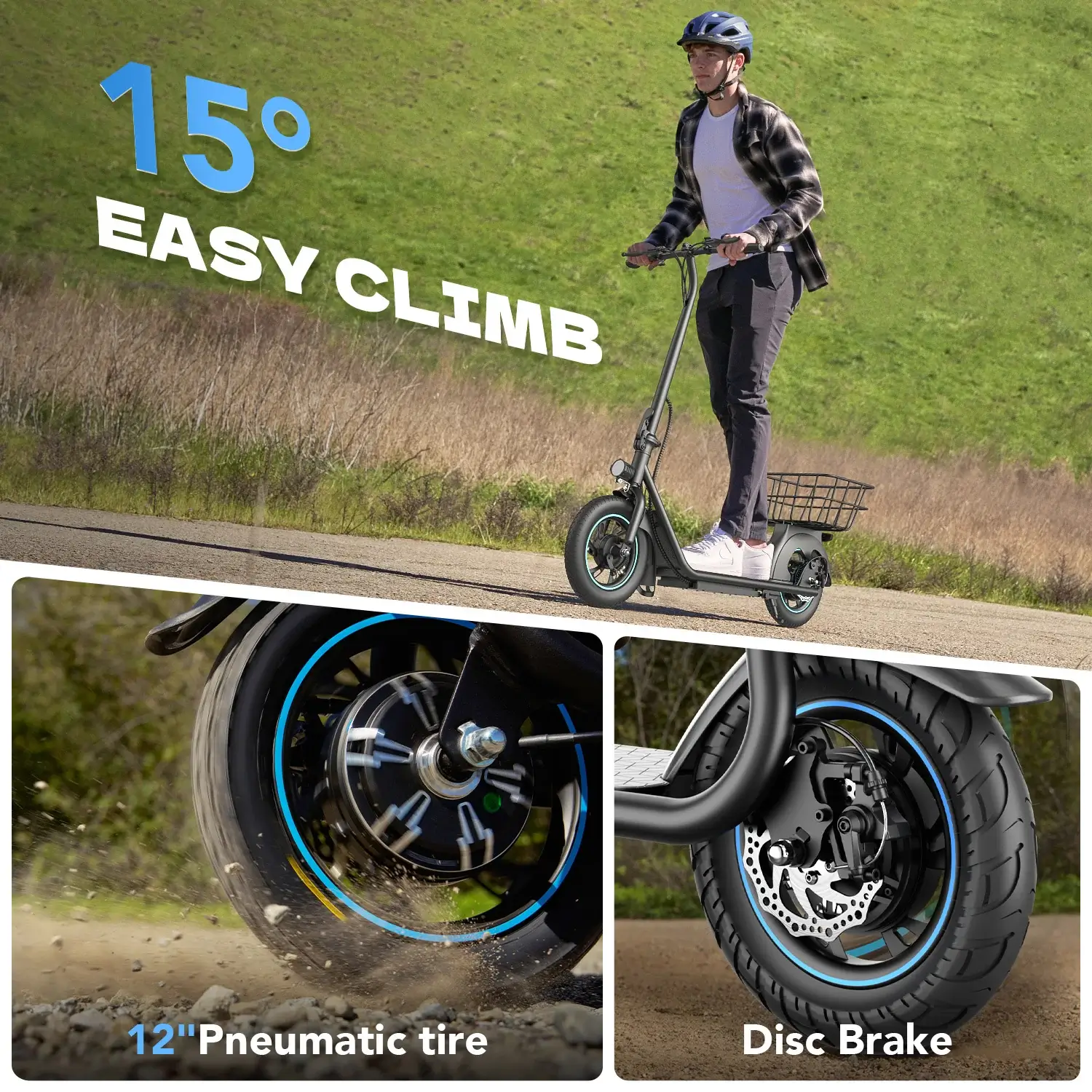 GYROOR X2 Iron Electric Scooter 25Km/hr 30Km range - Image 7